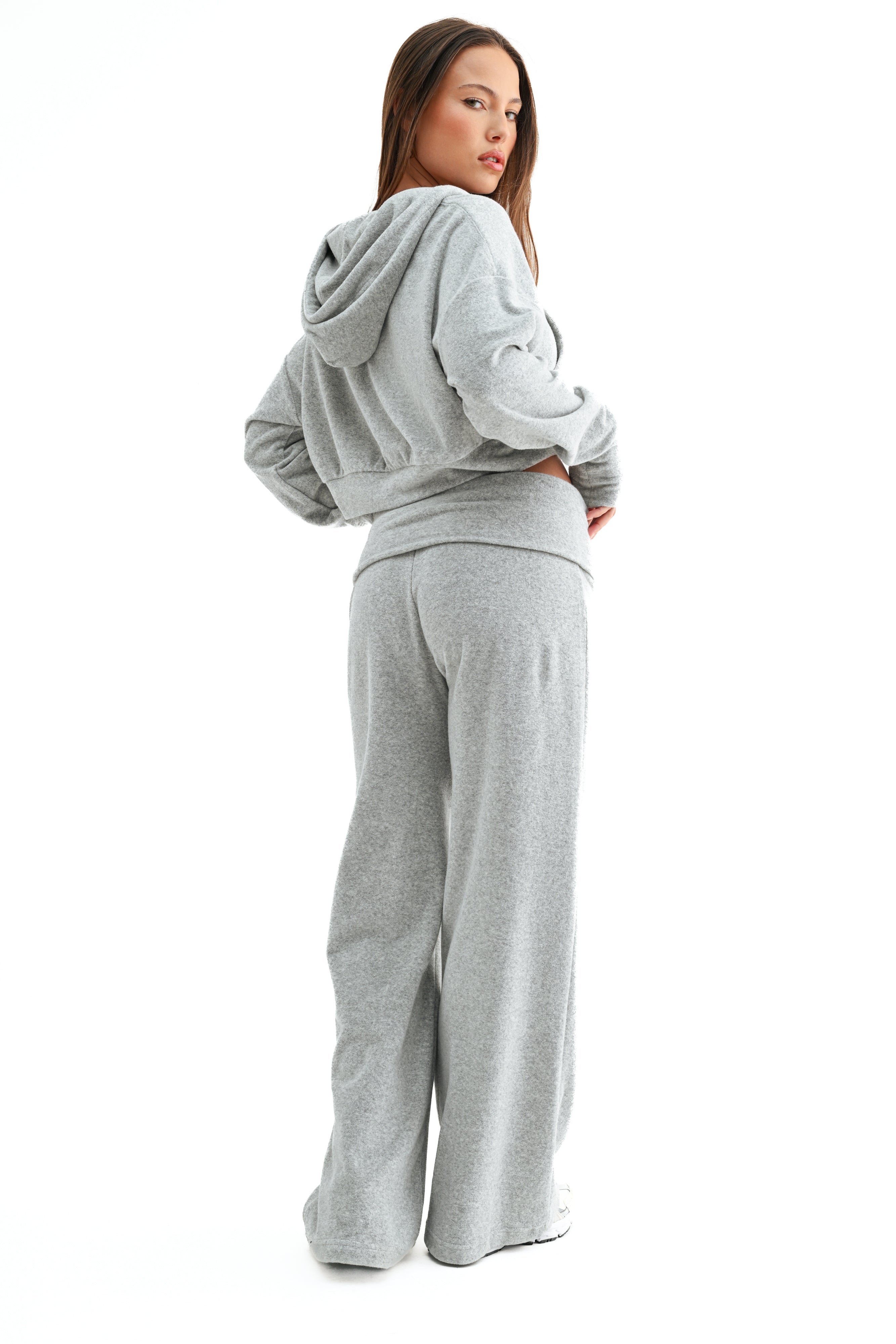 Halo Foldover Pants │ Grey