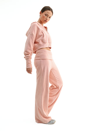 Halo Foldover Pants │ Pink